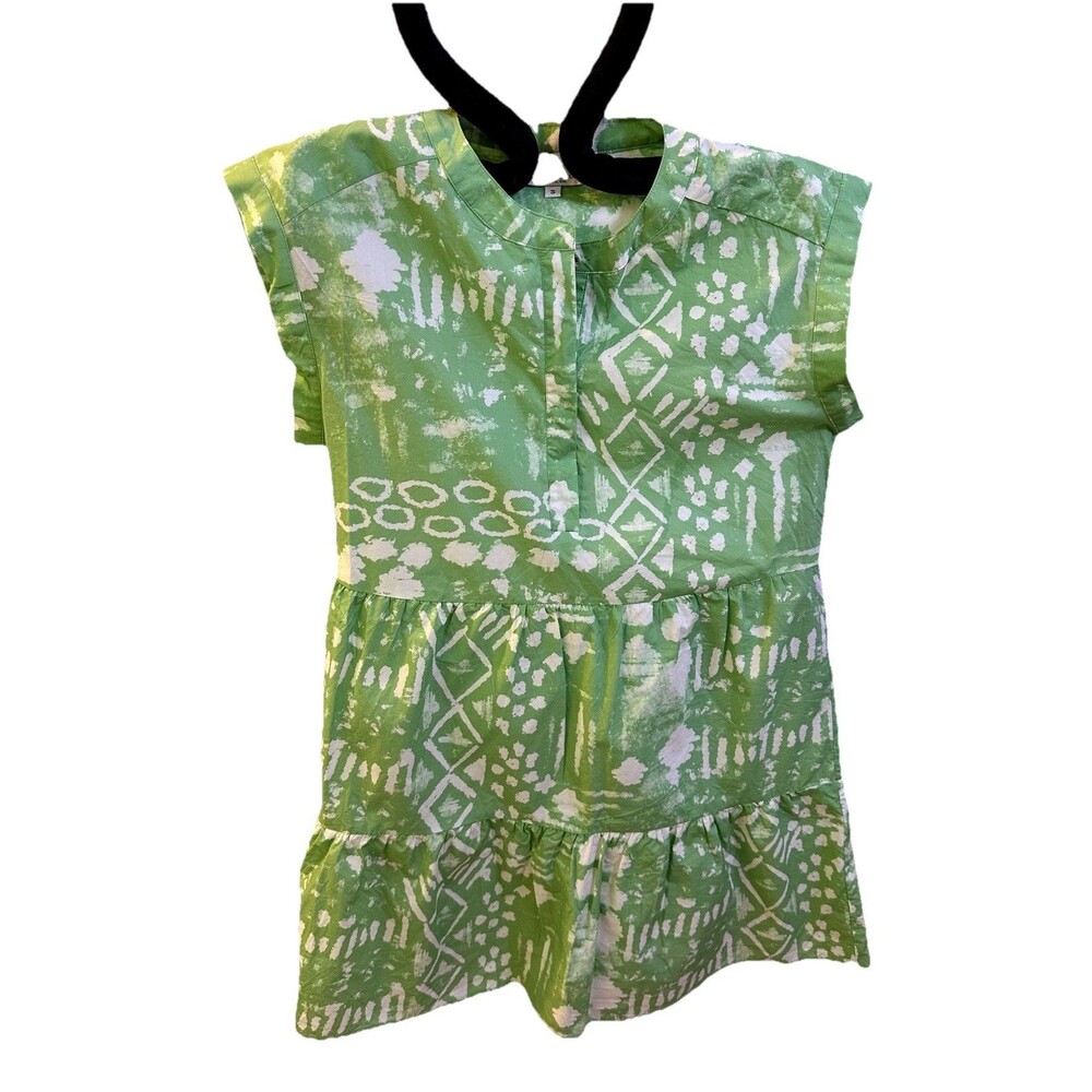 Charleston Shoe Co, sz S, Summer Tiered Cotton Dress, Preppy, Summer Resort Wear